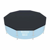 Bestway Flowclear Steel Pro Max Round Pool Cover 305cm - Black